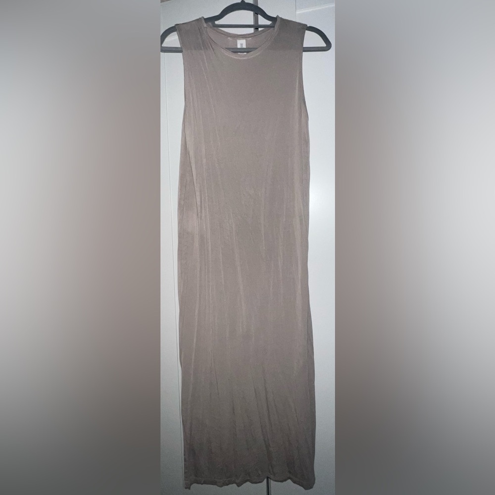 Beige maxi dress